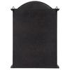 Design Toscano Rosedale Hardwood Wall Curio Cabinet: Ebony Black Finish BN15222